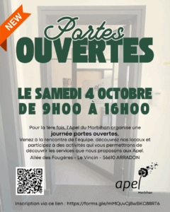 Portes ouvertes de l’Apel du Morbihan le samedi 4 octobre de 9h à 16h30