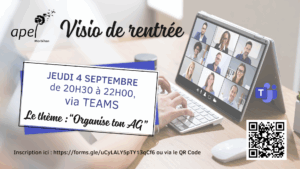 Visio de rentrée le 4 septembre: »Organise ton AG! »
