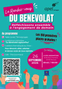 Colloque régional : « Le bénévolat – Et si c’était vous ? »
